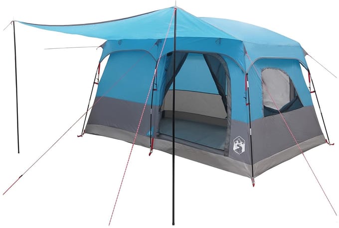 Tente Familiale avec Toit Bleu 320 x 210 x 180 cm Polyester