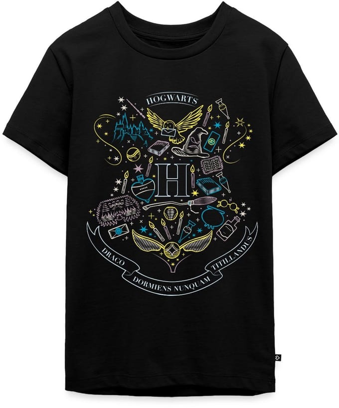 Harry Potter Hogwarts onderdelen Premium T-Shirt Tiener