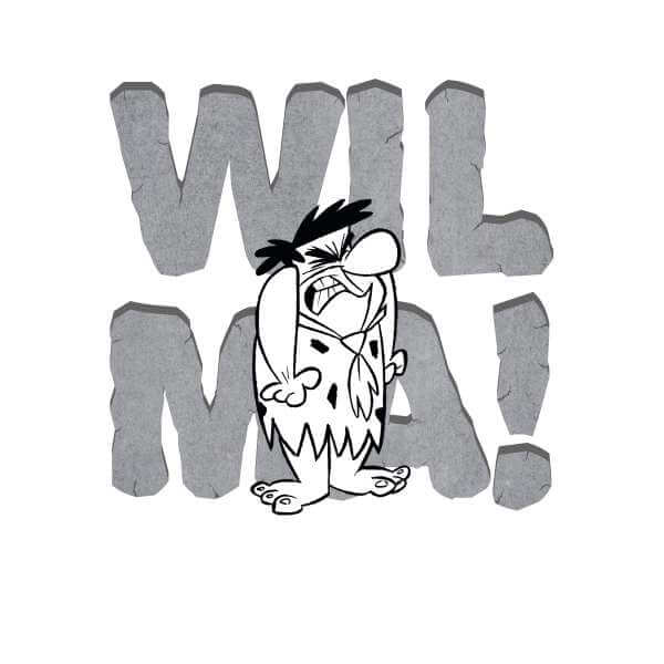 The Flintstones WILMA! Sweatshirt - White - S