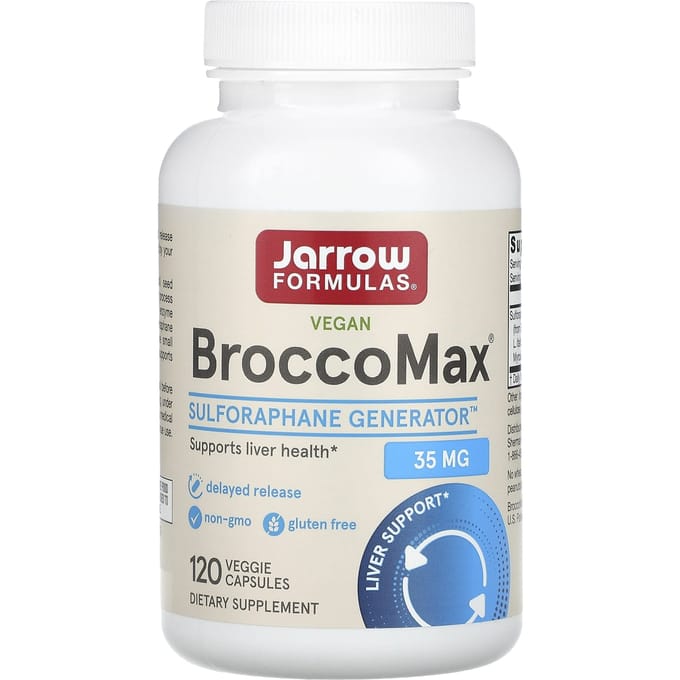 Jarrow Formulas, Plantaardige BroccoMax, 35 mg, 120 Veggie Capsules