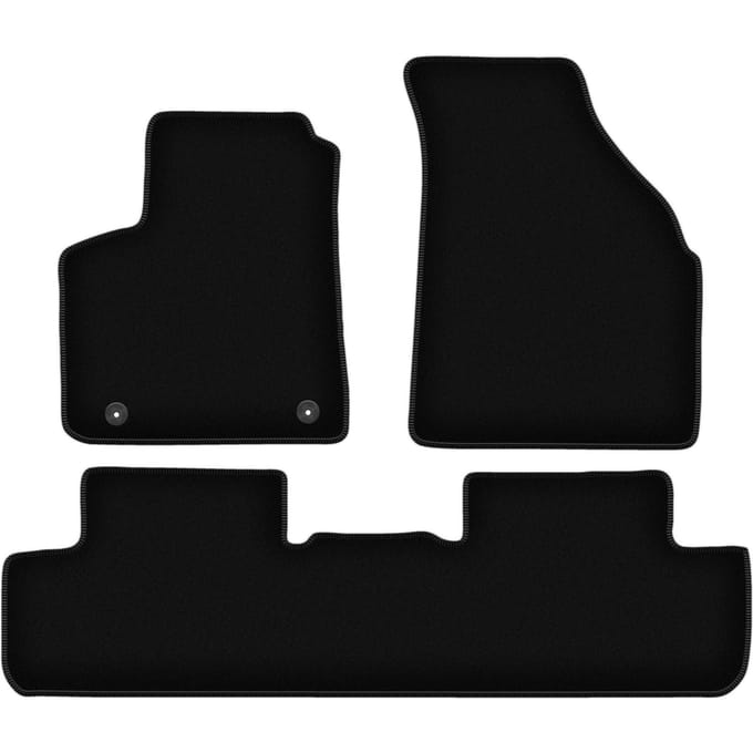 BASIC zwarte veloursmatten voor: Daewoo Tacuma minivan (2000-2011)