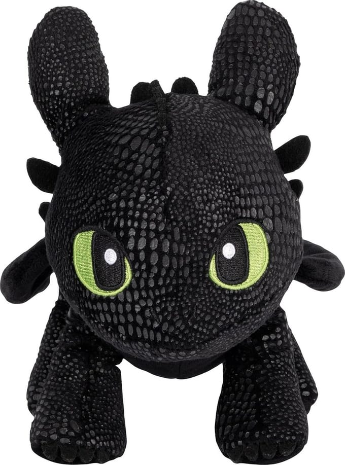 30 cm tandeloze pluchen draak figuur