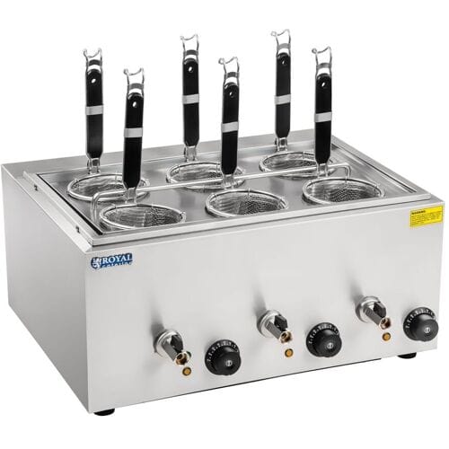 Royal Catering Pastakoker met 6 zeefmanden 10010235
