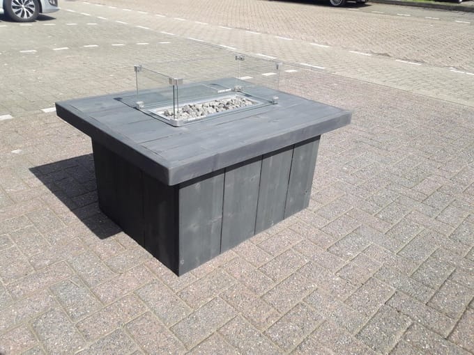 Vuurtafel Tree Antraciet 80x100x50