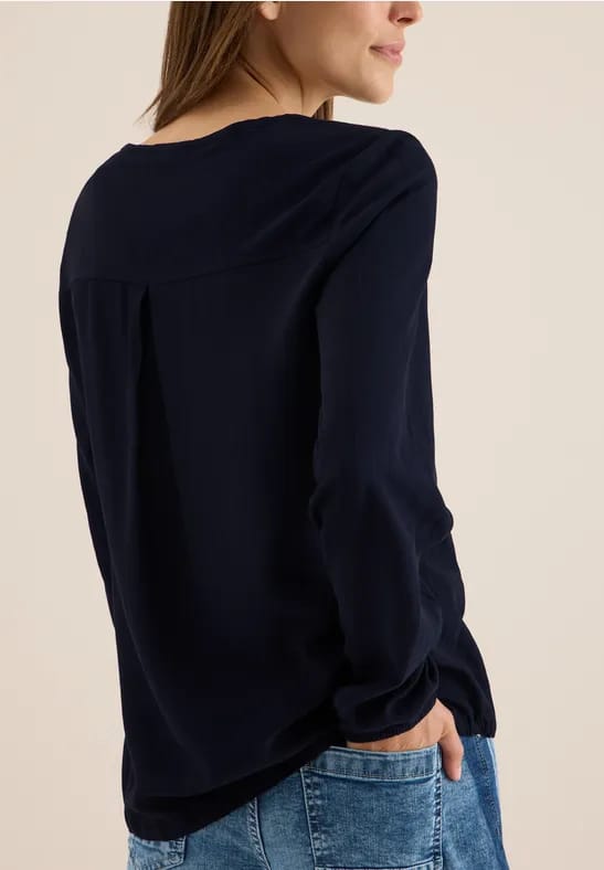 Blouse met trekkoord