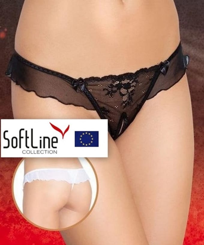 SoftLine | sexy slip | wit | M/L