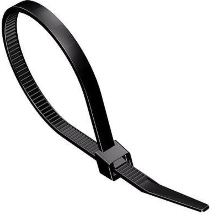 Kabelbinder set - 75 stuks - Zwart - Allteq