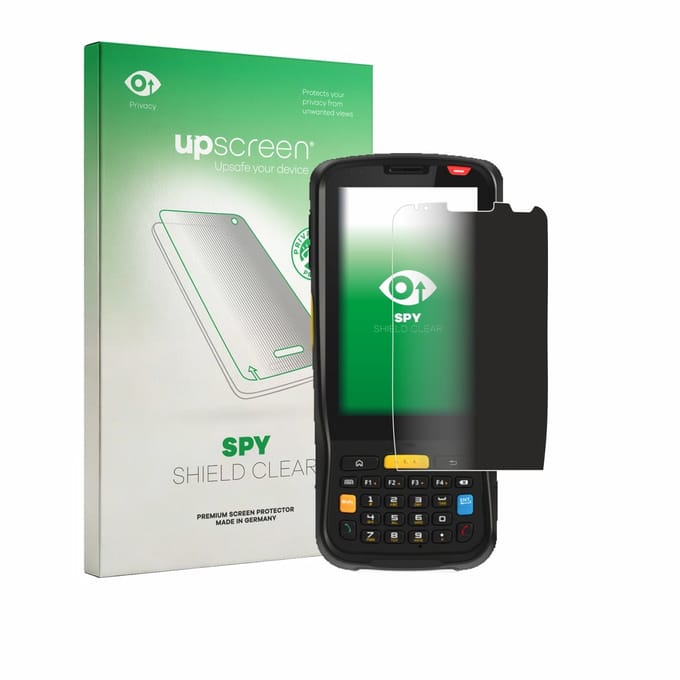upscreen - privacy screenprotector voor Newland MT65 Beluga V - Folie Beschermfolie Blauwlichtfilter