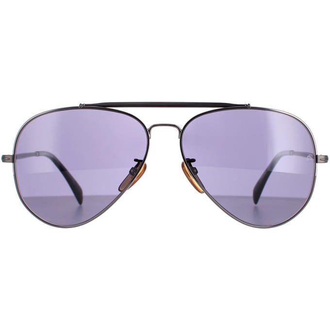 David Beckham DB1004/S V81 M9 donker ruthenium grijs gepolariseerde zonnebril