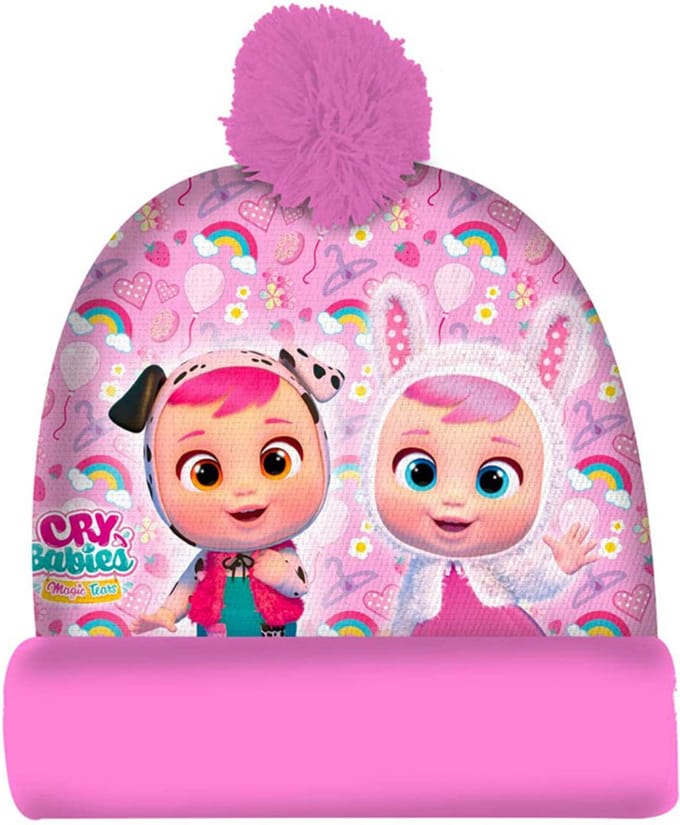 Cry babies muts met pompom