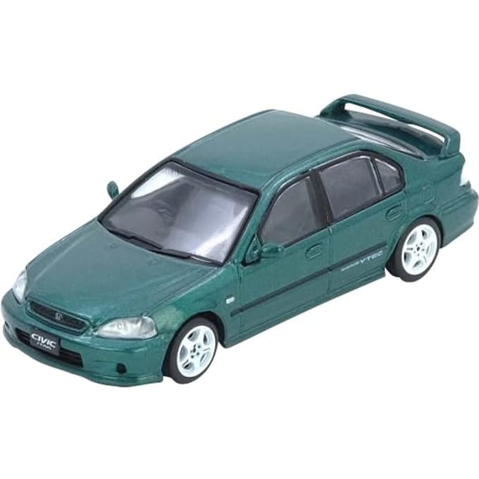 Inno Models Schaal Honda Civic Ferio Si Groen Afgewerkt Product 1/64 (EK) (EKS-GROEN) gray