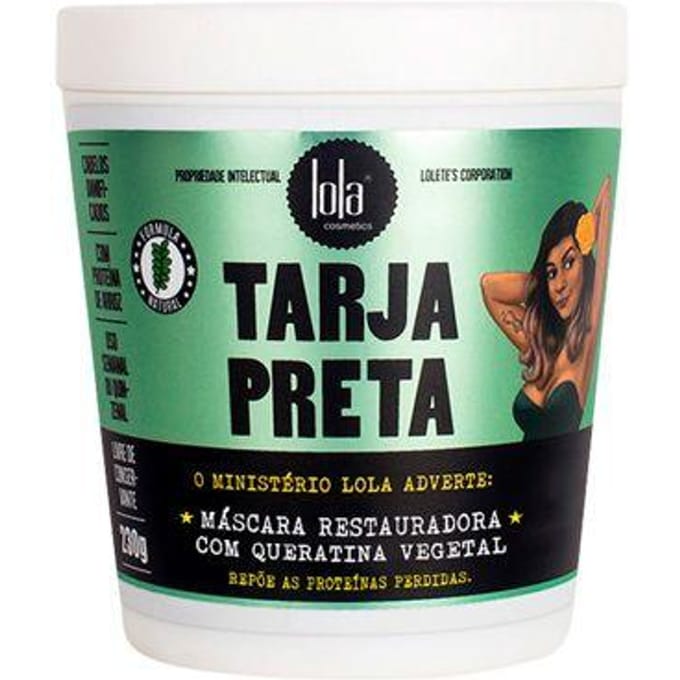 Lola Cosmetics Tarja Preta Herstellend Masker 230 g haarmasker