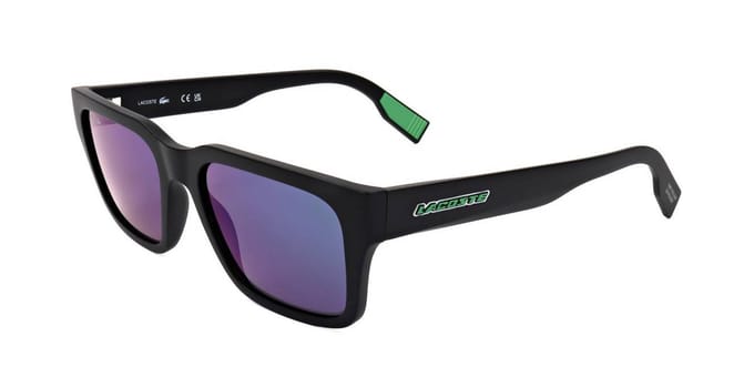 Lacoste L6004S Matte black 55/19/145 MAN Zonnebrillen