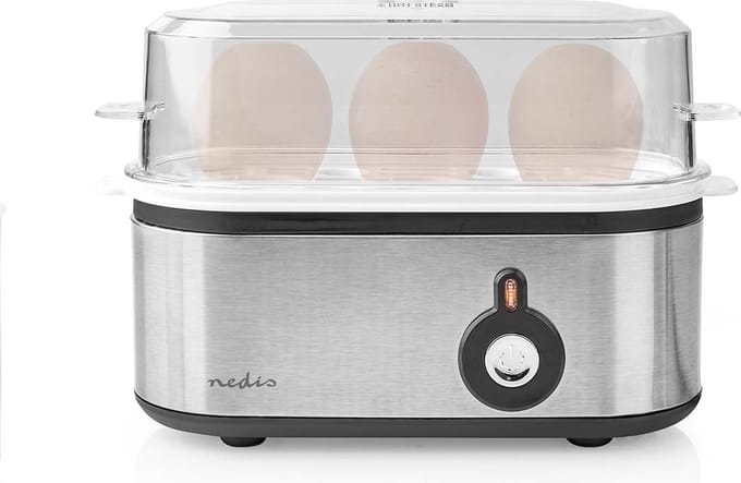 Nedis Eierkoker - Maatbeker - Aluminium / Zwart