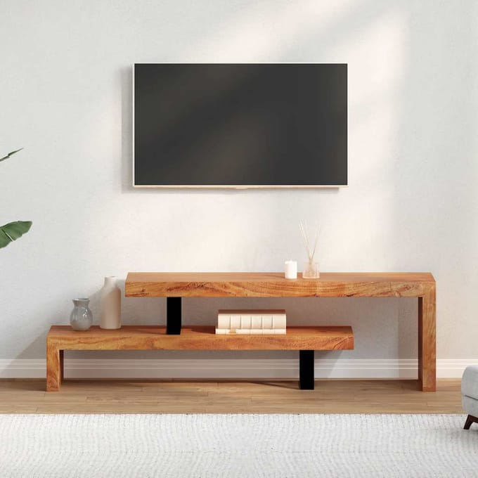 vidaXL - Tv-meubel - massief - acaciahout