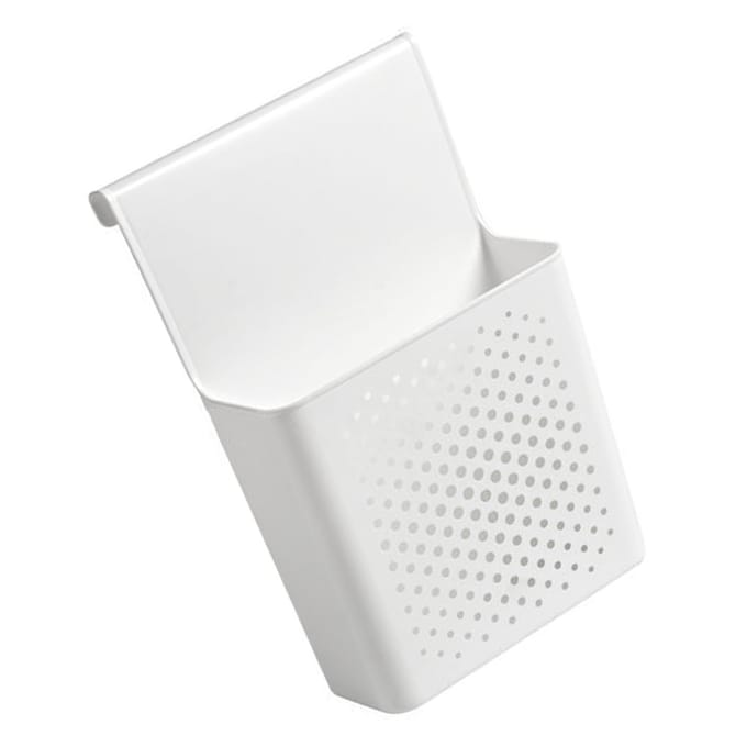 Keukenkastdeur Organizer Plastic Ponsvrij Kastdeur Hangrek voor Kruiden white
