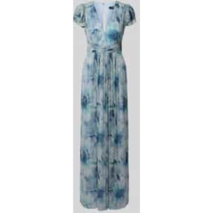 maxi-jurk met all-over bloemenmotief