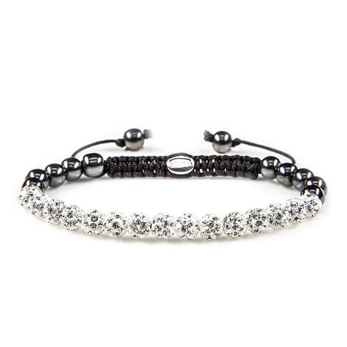 Karma Spiral White Crystal XS Armband 82087