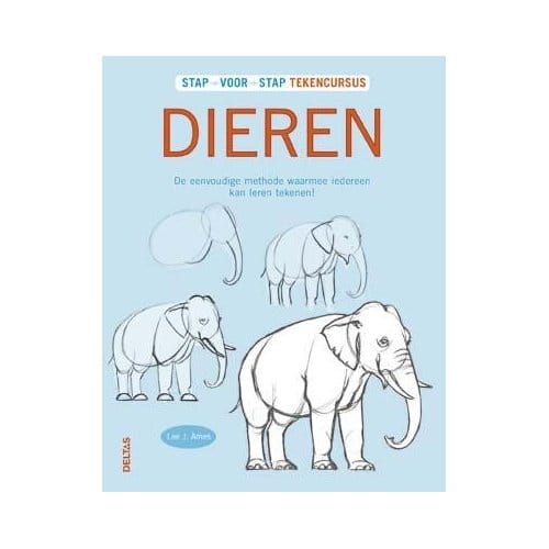 Deltas Step by step drawing course - Animals (NL)