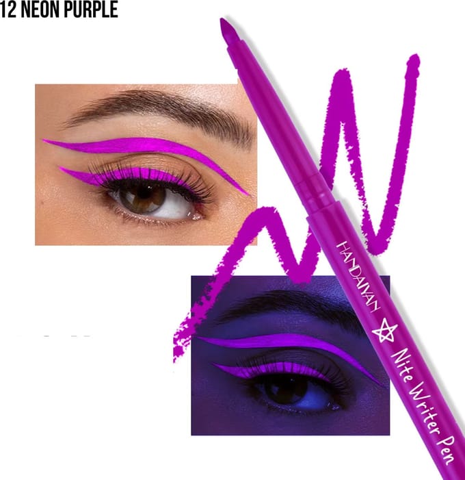 UV Glow - Long Lasting Gel EyeLiner 12 Neon Purple - 0.2g