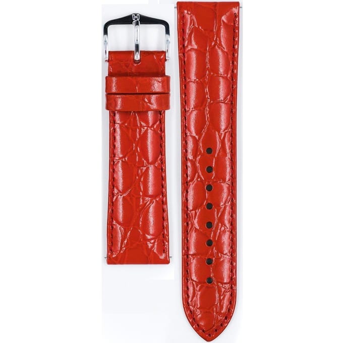 Hirsch 12302820-2-20 Crocograin Horlogeband
