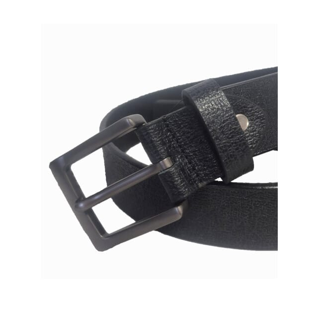 Mens Belt - Riem - Mannen - 105 - Zwart - Leer - DK-BL-01-BLSI Buff