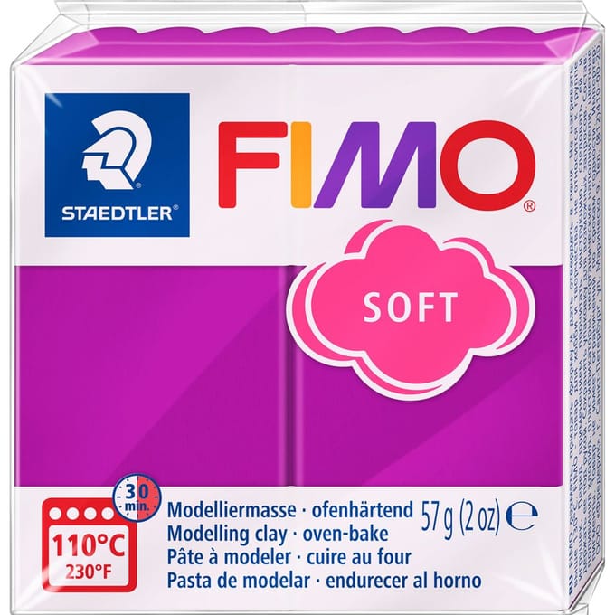 Staedtler FIMO Soft 8020 Boetseerklei 57g Paars 1stuk(s)
