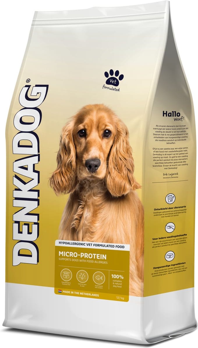 Denkadog Superior Micro-Protein Vis - Hondenvoer - 12.5 kg