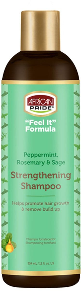 African Pride Pepperment & Rosemary Strengthening Shampoo 354ml