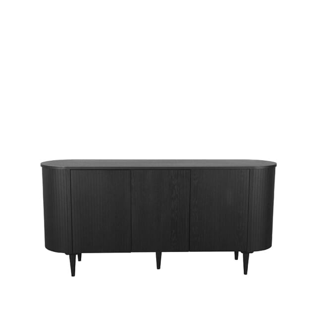 LABEL51 Oliva Dressoir - Zwart - Eiken - 180 cm