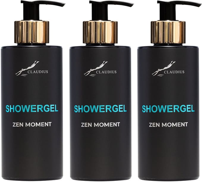 Showergel Zen Moment 300 ml - gouden pomp - 3 stuks