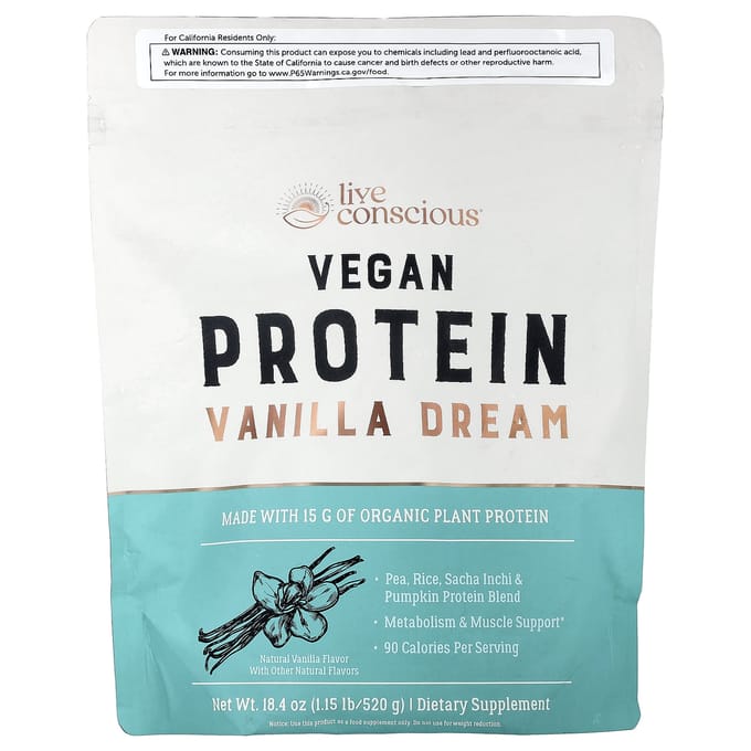 Vegan Eiwit, Vanilla Dream, 520G (1.15lb)