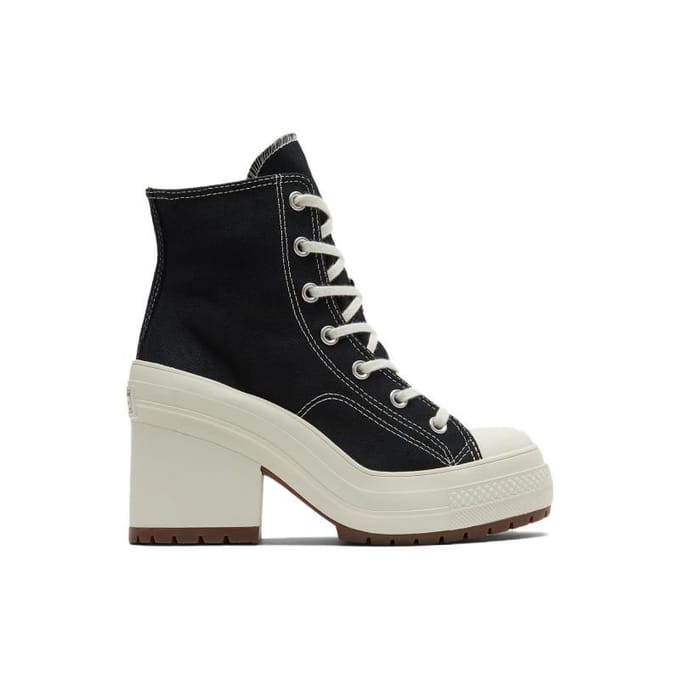Converse Chuck 70 De Luxe Heel High Zwart Egret Unisex Sneakers A05347C 36 black