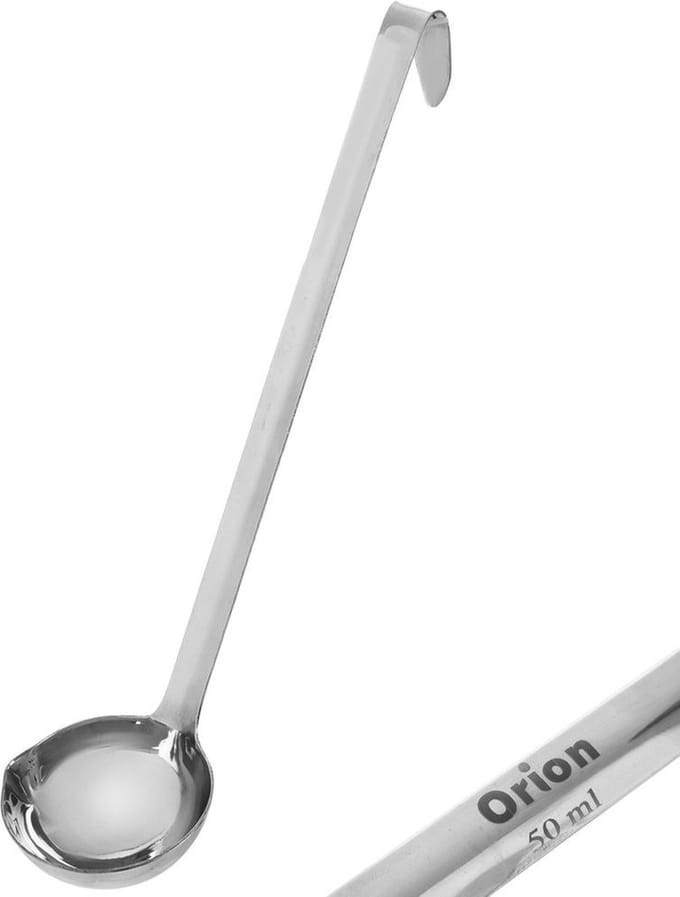 Soeplepel Edelstaal 50 ml, 26 cm - Opscheplepel - Lepel - Keukengerei
