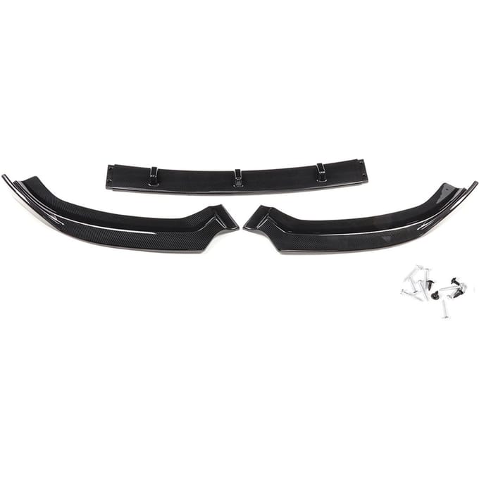 pour Lèvre de spoiler avant style S3 Fibre de carbone pour A3 S Line 8V 2017-2018 black