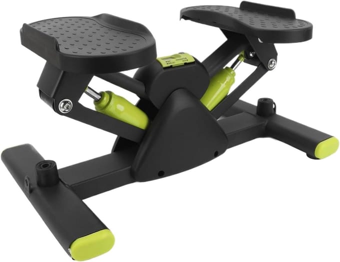 Traploper Fitnessapparaat - Stepper Huis - Core Training - Digitale Tracker - 6.3 kg - Groen