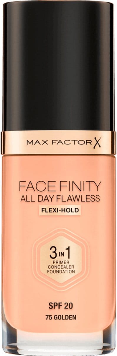Max Factor Facefinity All Day Flawless 3-in-1 Liquid Foundation - 75 Golden