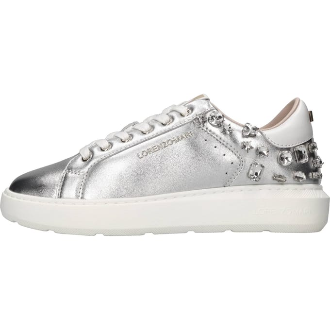 Lorenzo Mari Silver Sneakers