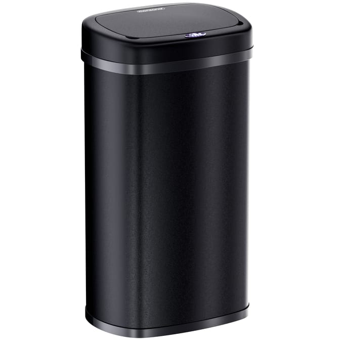 Monzana Vuilnisbak - Bewegingssensor 58L USB - Zwart
