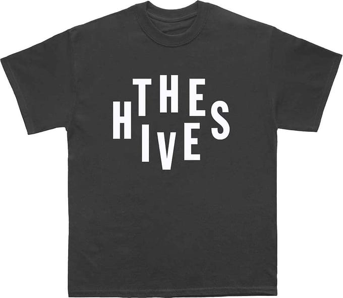 The Hives - Stacked Logo Heren T-shirt - M - Zwart