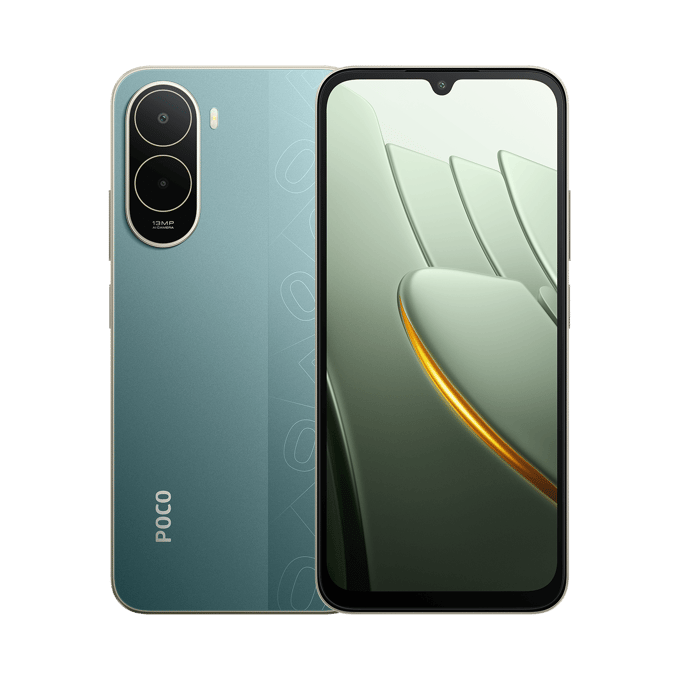 Xiaomi POCO C81 Pro - 4GB RAM - 128GB - Groen - Meeslepende 6,9" display - Enorme 6000 mAh (typ) batterij - Krachtige octa-core processor