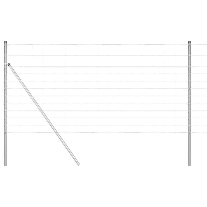 vidaXL - Grond - Fix - Gelast - Draadhek - 50 - x - 1,2 - m - Gegalvaniseerd - staal - Mesh