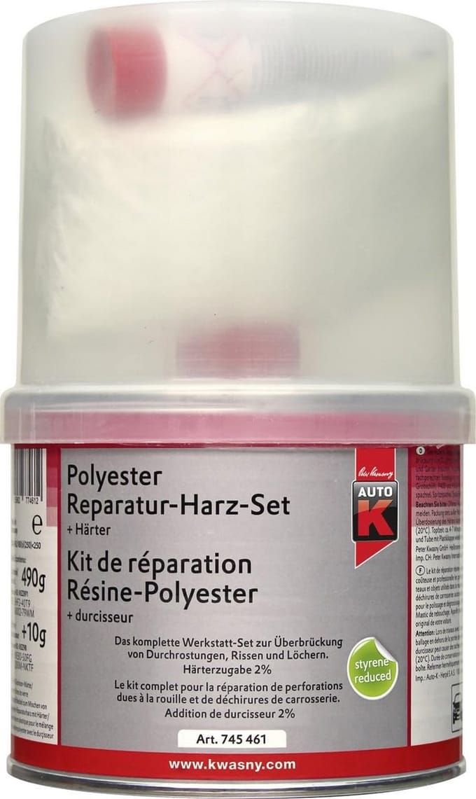 Reparatieset Polyesterhars voor Krassen en Gaten - 500g