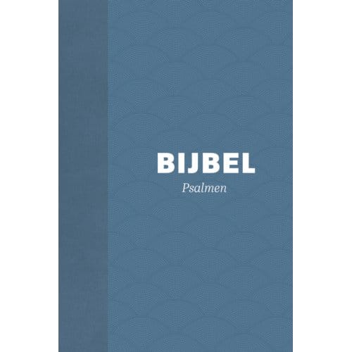 Bijbel (Hsv) Met Psalmen - Hardcover Blauw Met Schelpen