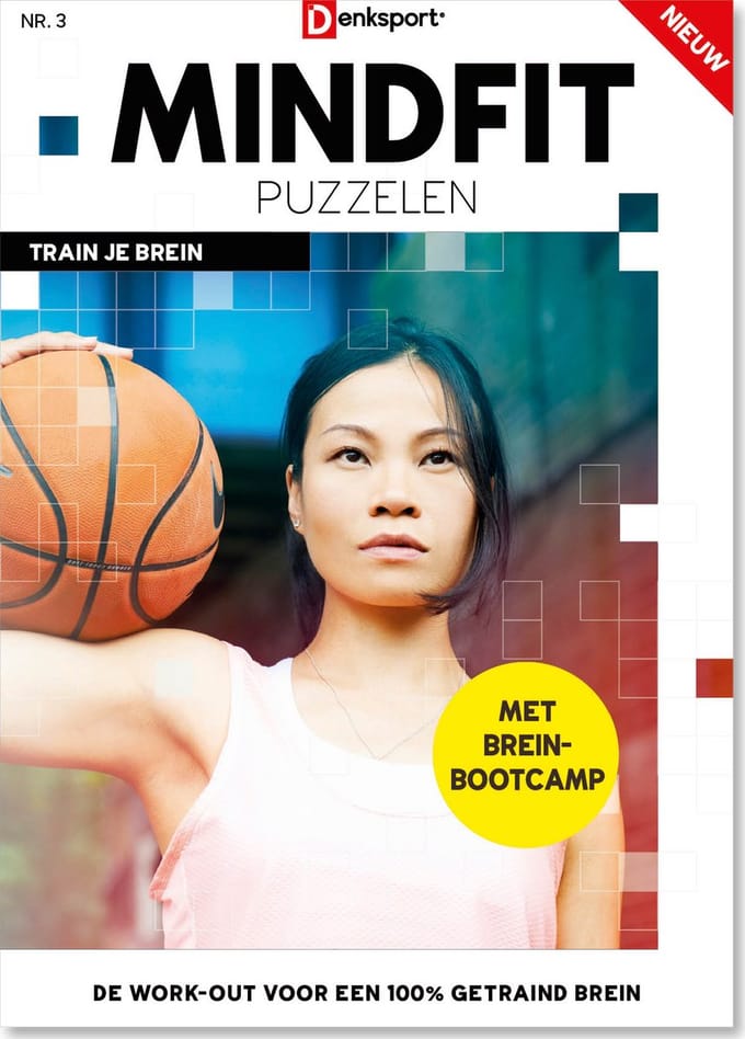 Denksport Puzzelboek Mindfit puzzelen, editie 3
