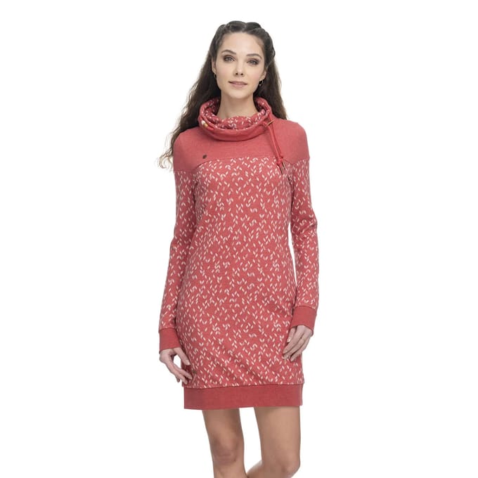 Dames jurk met hoge kraag Ragwear Chloe
