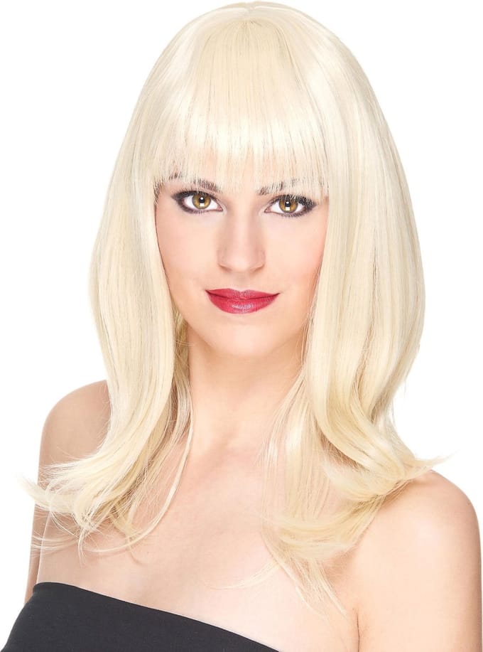 Luxe blonde pruik voor dames - 170 gr - Verkleedpruik - One size