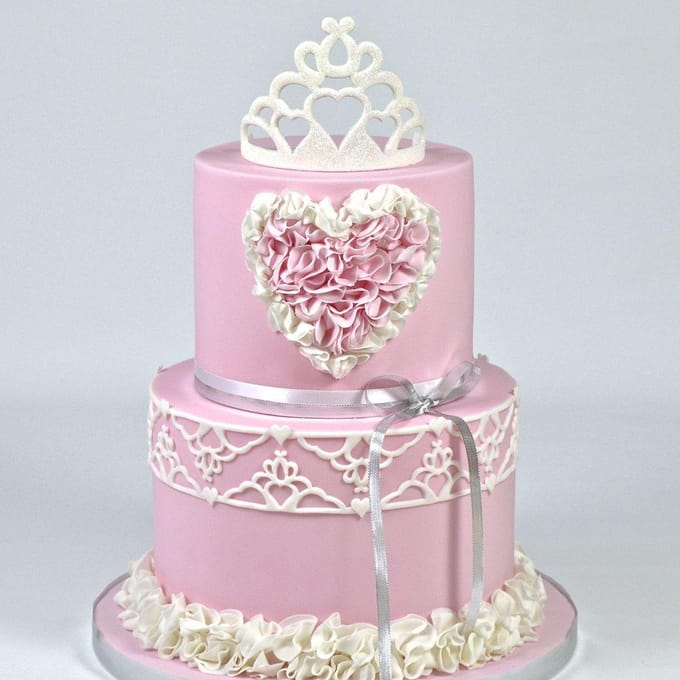 FMM Tiara Cutter Set/2 | Prinsessen Kroon | Taart & Cupcake Topper