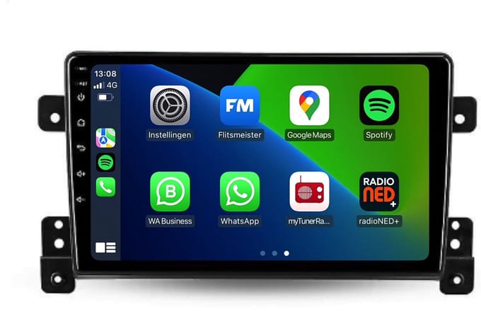 CarPlay autoradio geschikt voor Suzuki Grand Vitara | 2006 t/m 2014 | Android 13 | Draadloos Apple CarPlay & Android Auto | 2GB + 32GB | 8-Core processor | Davilon | 2025 model | 2006 2007 2008 2009 2010 2011 2012 2013 2014 | Bluetooth & Wifi