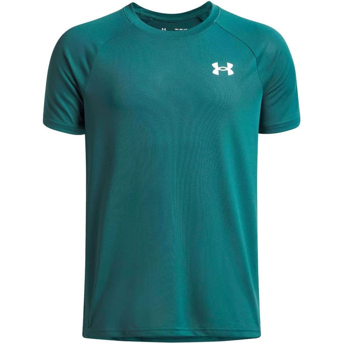 Under Armour Tech 2.0 T-shirt Jongens-groen, wit